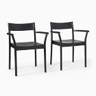 Berkshire Arm Stacking Dining Chair (Set of 2)