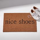 Nickel Designs Hand-Painted Doormat - Nice Shoes