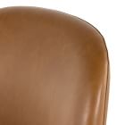 Curved Back Leather Counter &amp; Bar Stool