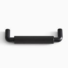 Knurled Drawer Hardware - Matte Black