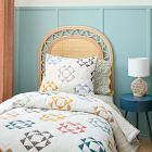 Misha &amp; Puff Patchwork Triangle Quilt &amp; Shams