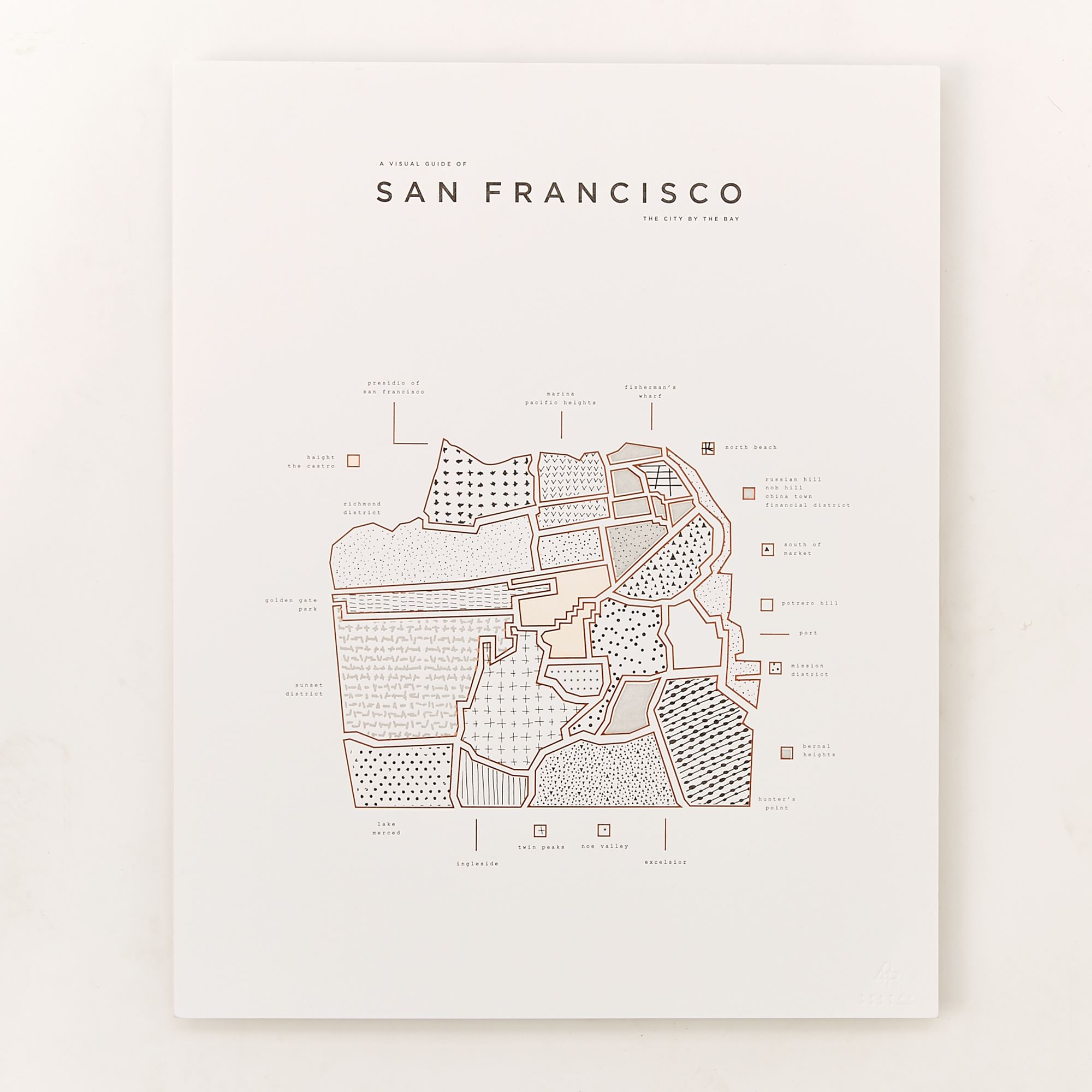 42 Pressed Unframed Maps by Jackie Robinson | West Elm