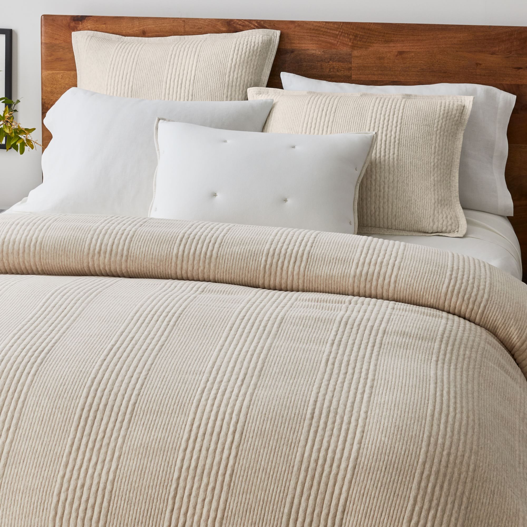 Cotton Cloud Jersey Duvet Cover & Shams | West Elm