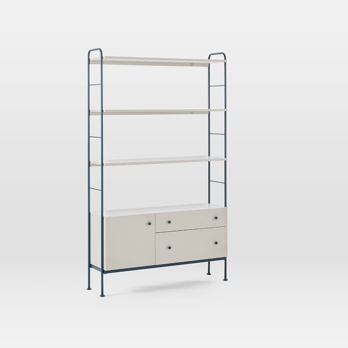 Open Box Ruby Open & Closed Bookcase West Elm