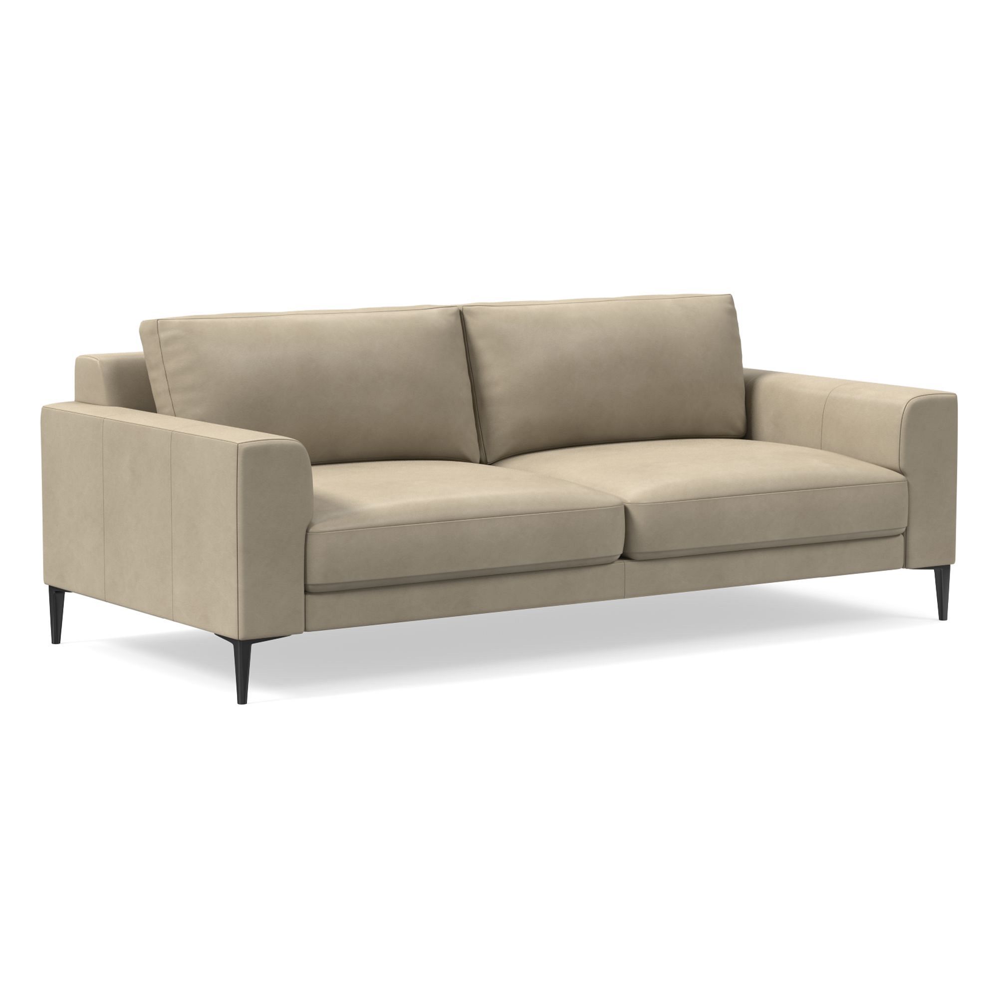 Harper Leather Sofa (76"–96") | West Elm