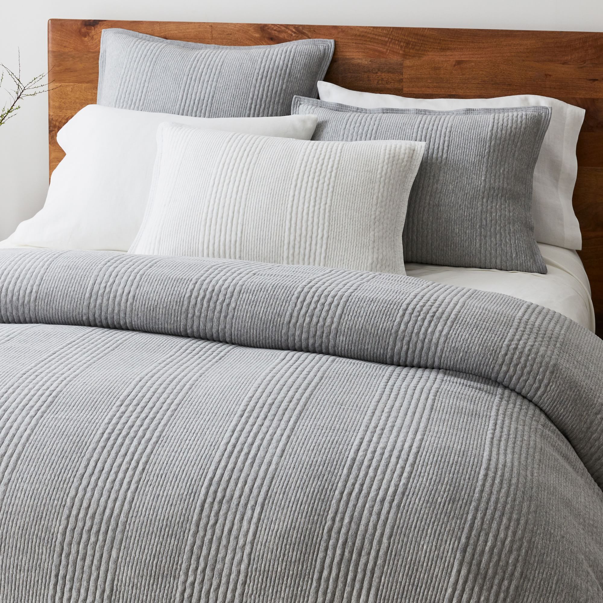 Cotton Cloud Jersey Duvet Cover & Shams | West Elm