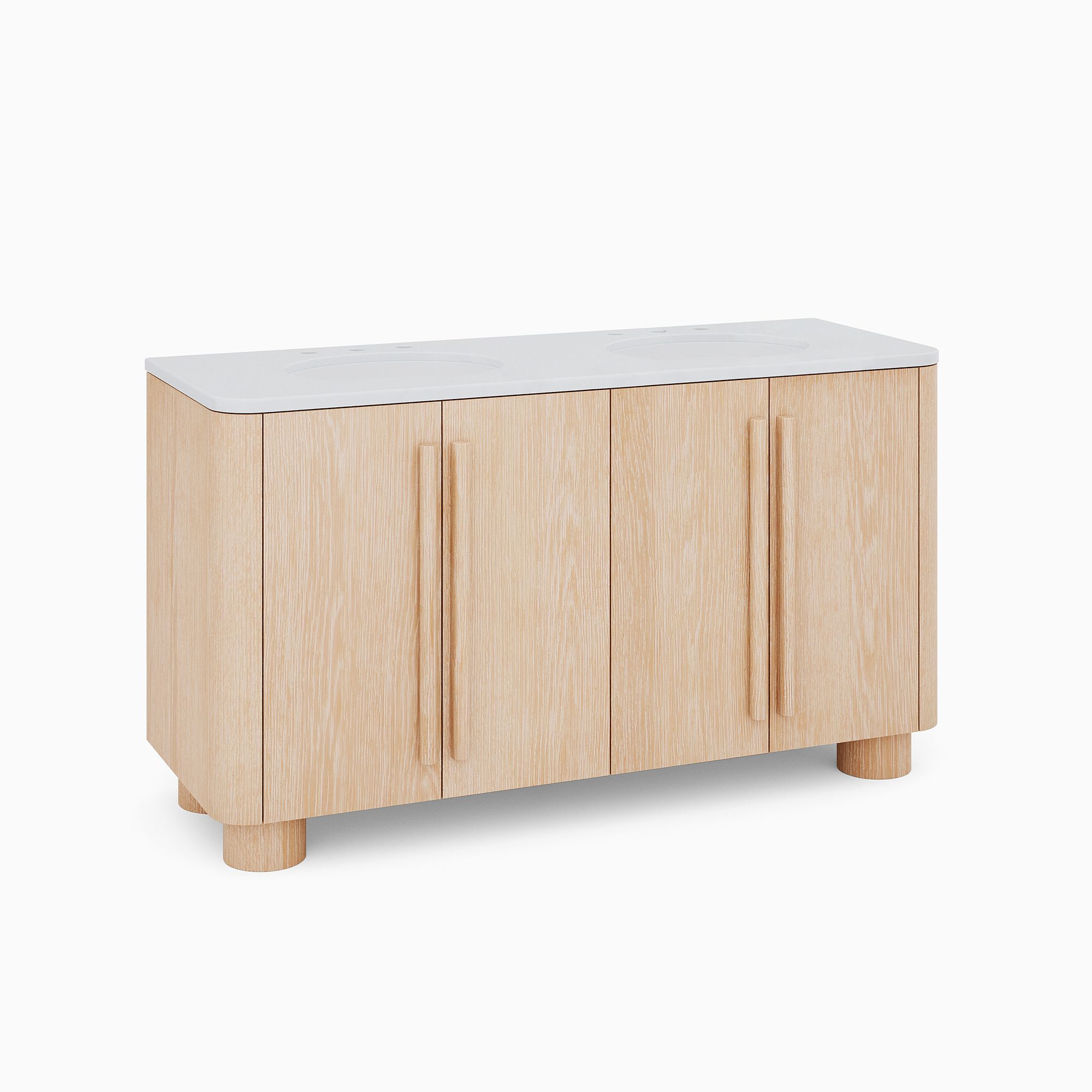 Isley Double Bathroom Vanity (60"–72") | West Elm