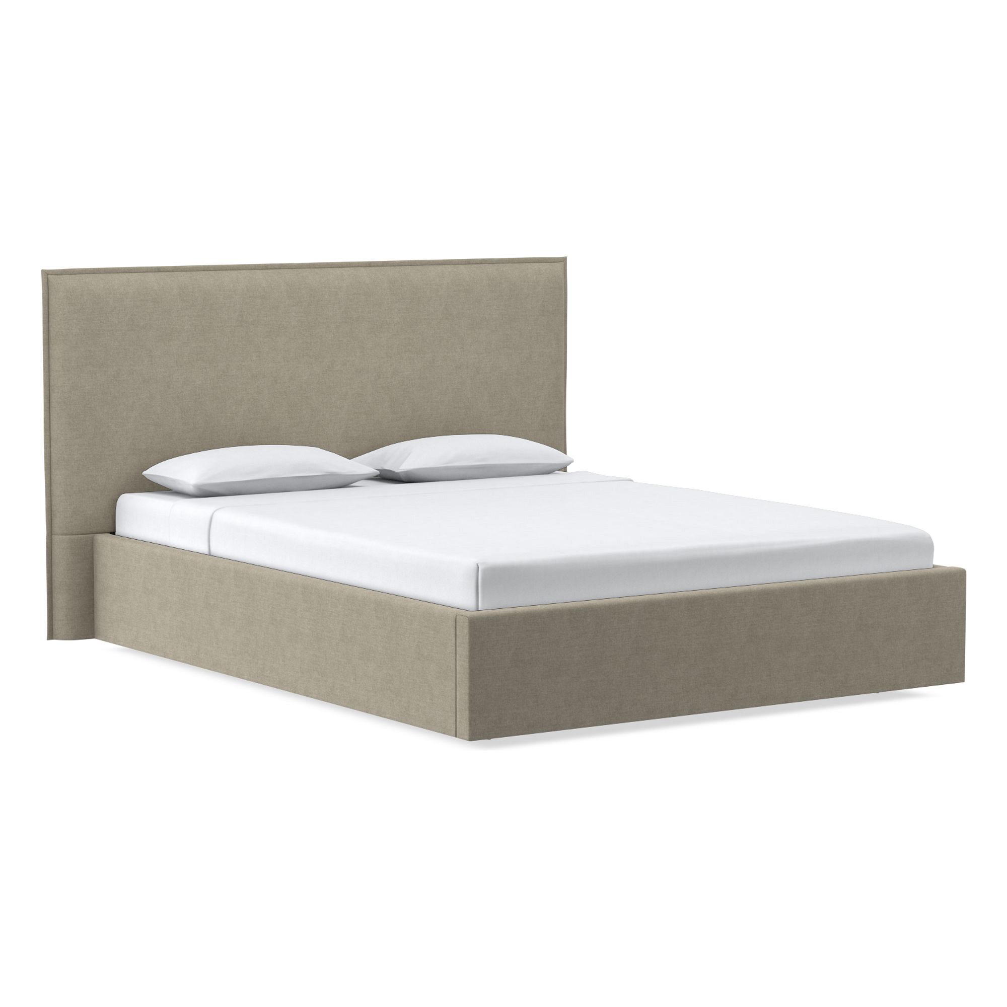 Freya Flange Low Profile Bed | West Elm