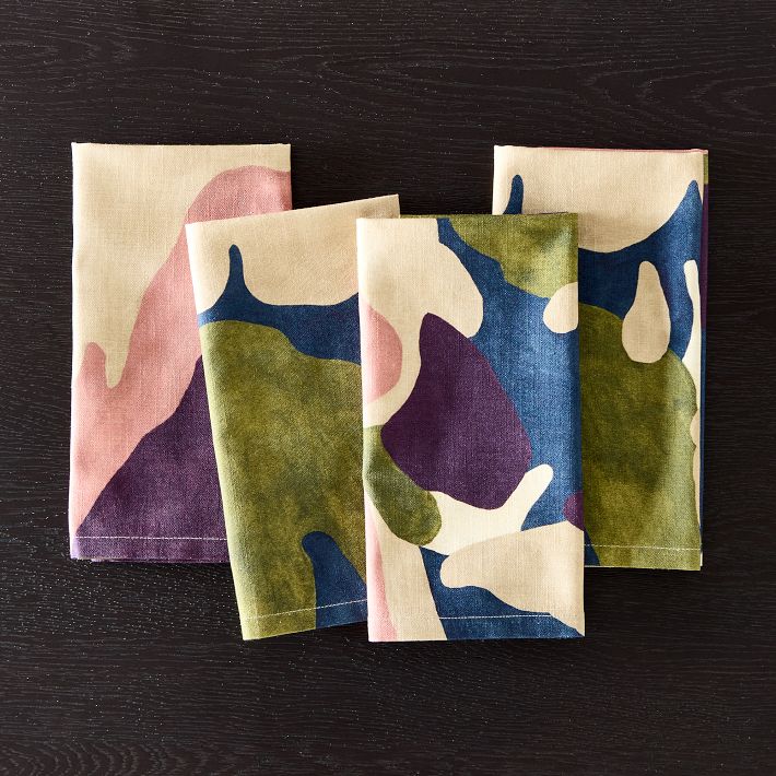 Color-Field Cotton Napkin Sets
