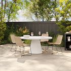 Concrete Indoor/Outdoor Pedestal Round Dining Table (32&quot;&ndash;60&quot;)