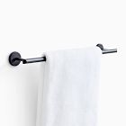 Mid-Century Bathroom Hardware - Matte Black