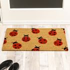 Nickel Designs Hand-Painted Doormat - Ladybug
