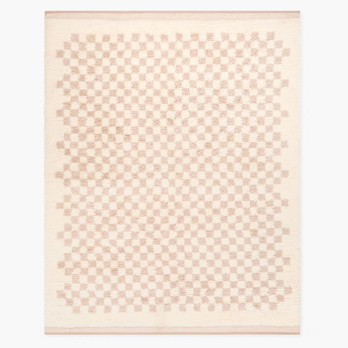 Soft Checkered Rug