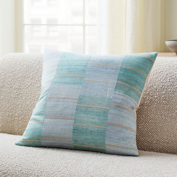 Montauk Silk Stripe Pillow Cover