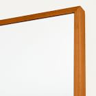 Thin Wood Rectangle Bath Mirror - 24