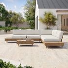 Portside Low Outdoor 3-Piece L-Shaped Sectional (112&quot;)