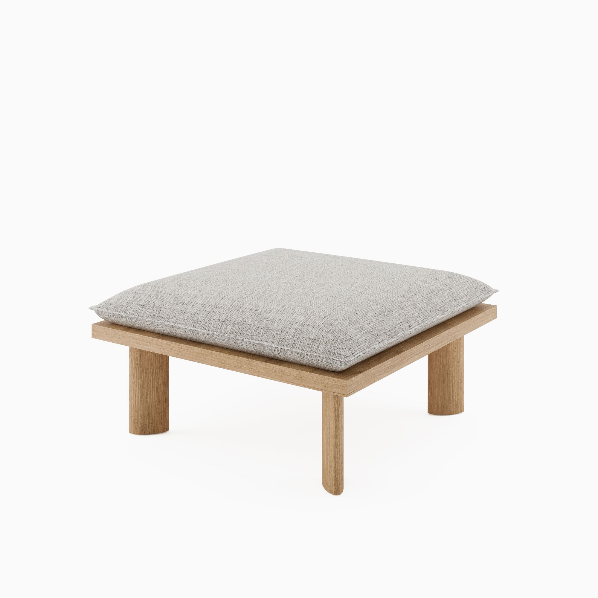 Boardwalk Ottoman | West Elm