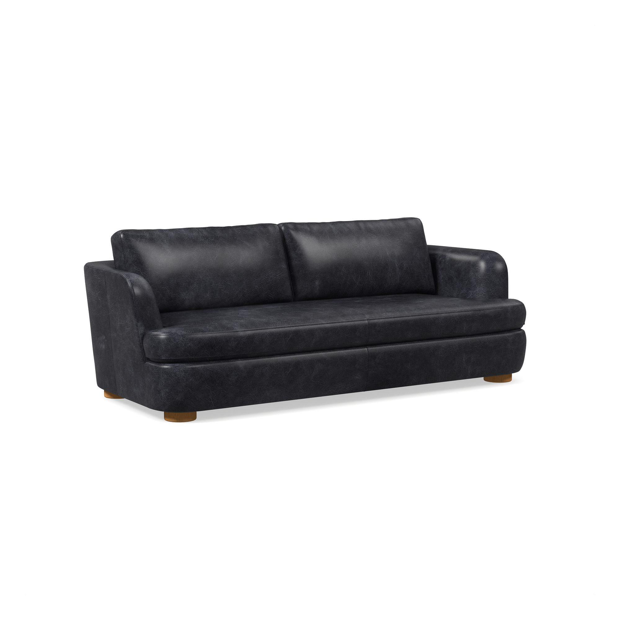 Leroy Leather Sofa (76"–96") | West Elm