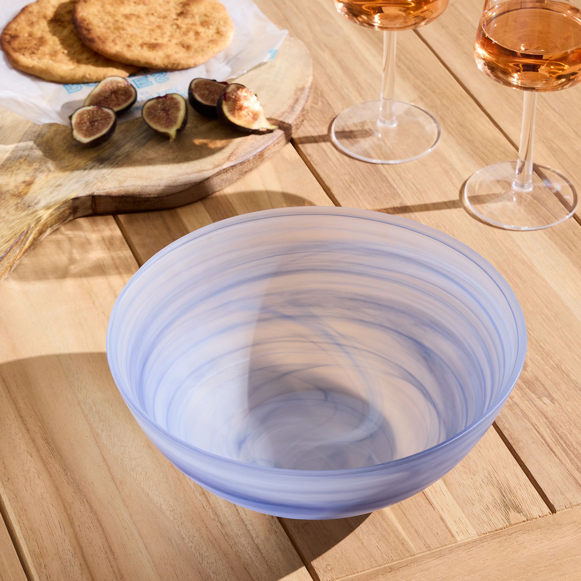 La Jolla Glass Serving Bowl | West Elm