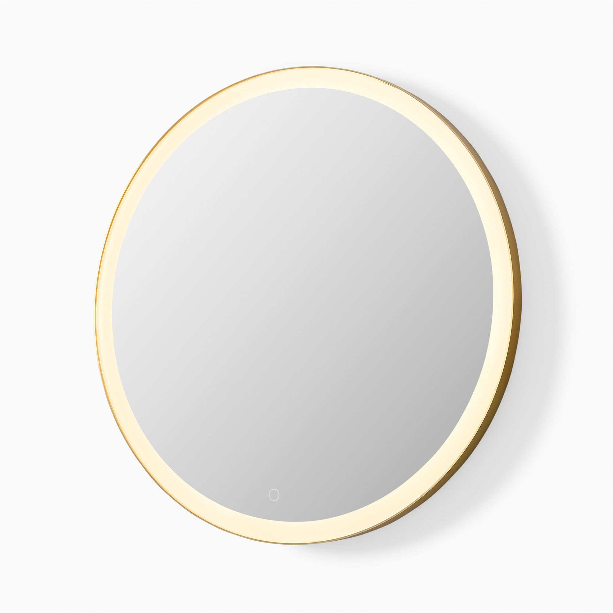 Round Light-Up Vanity Mirror (30") | West Elm
