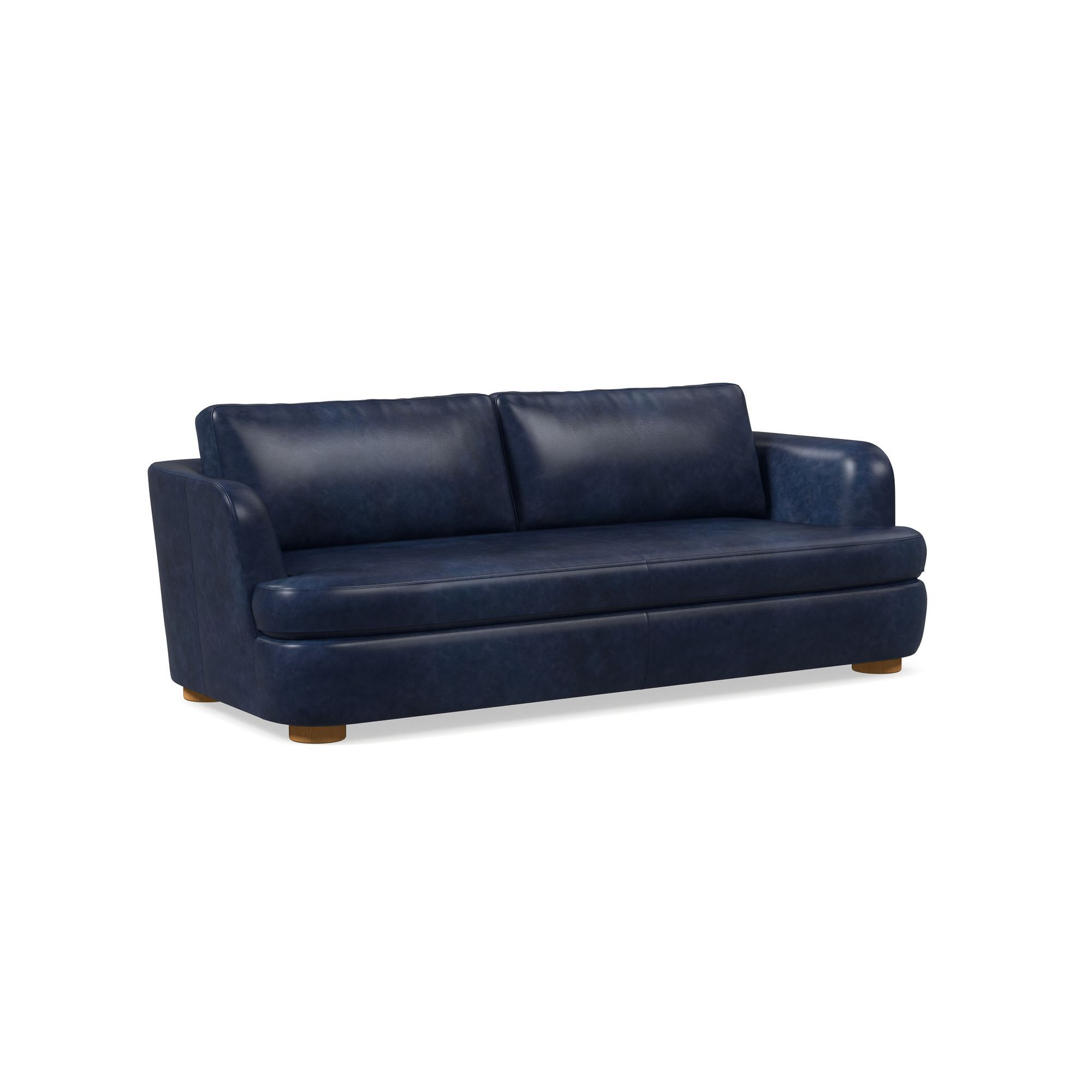 Leroy Leather Sofa (76"–96") | West Elm