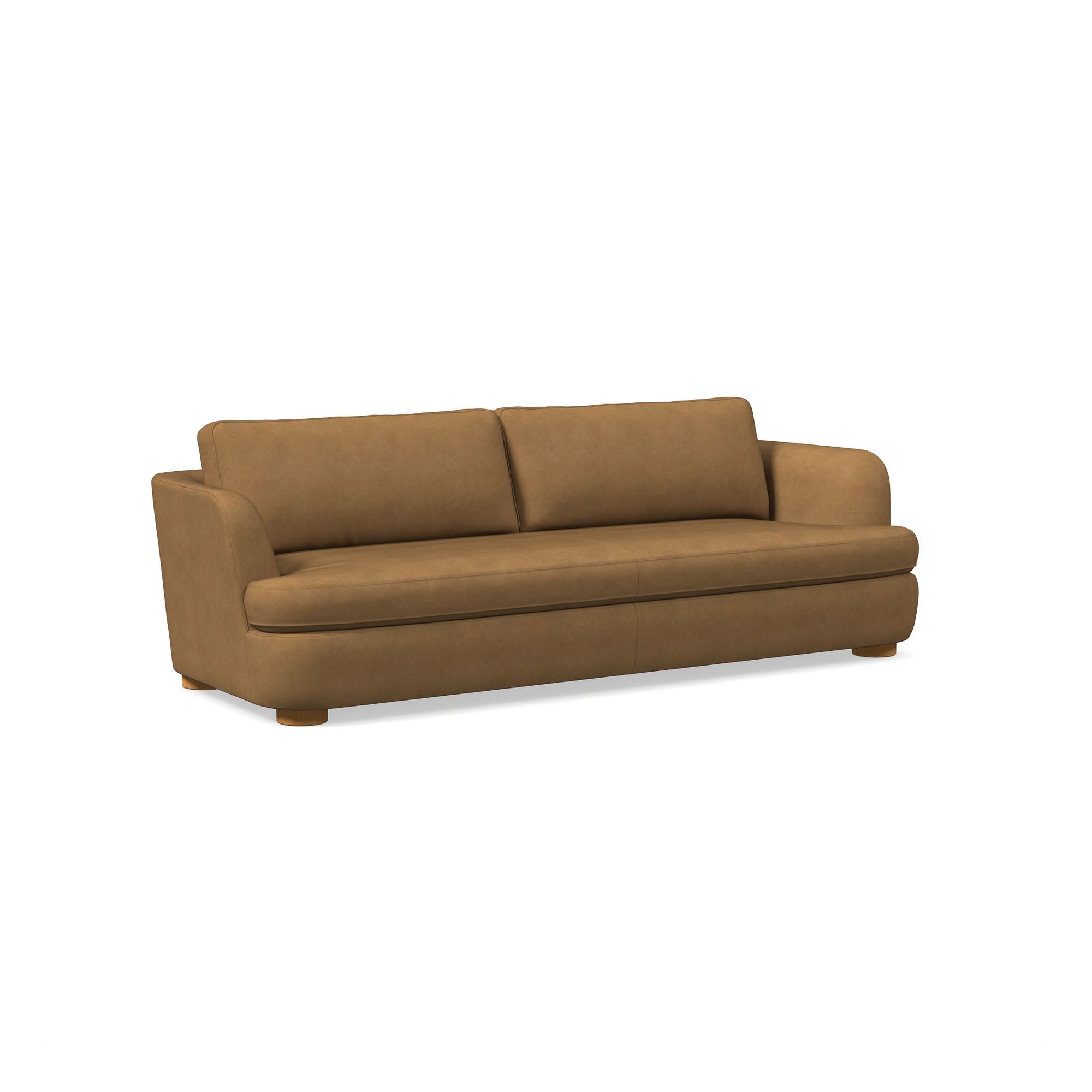 Leroy Leather Sofa (76"–96") | West Elm