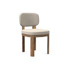 Open Box: Anton Dining Chair Performance Velvet Sand Burnt Wax