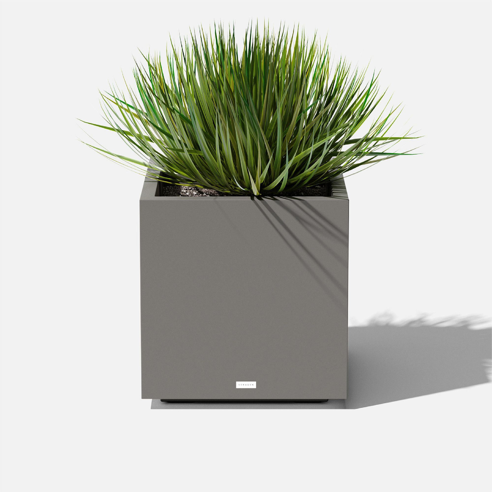 Block Series Cube Planter, 17"SQ x 18.25"H