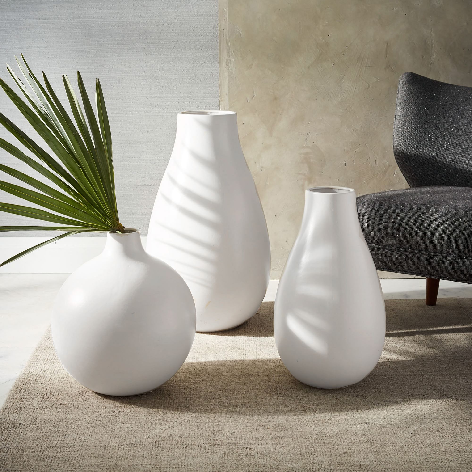 Oversized Pure White Ceramic Collection | West Elm