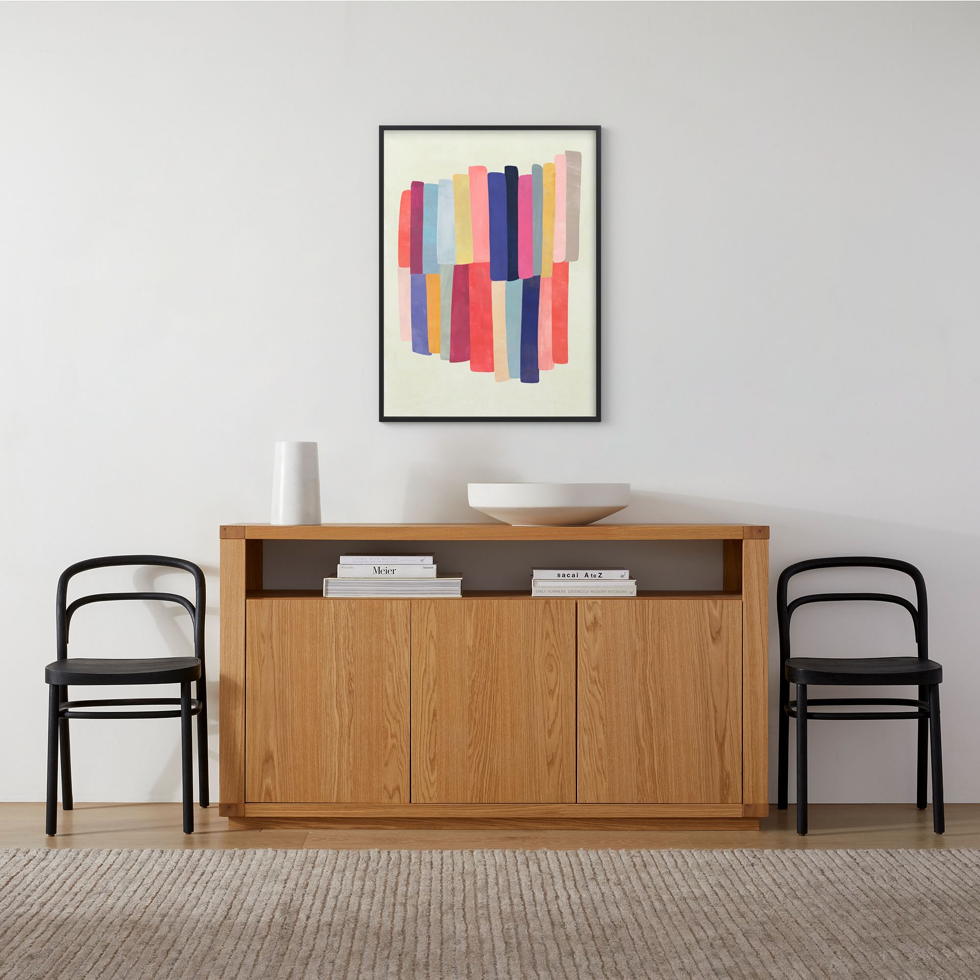 Barred Framed Wall Art by Minted for West Elm |