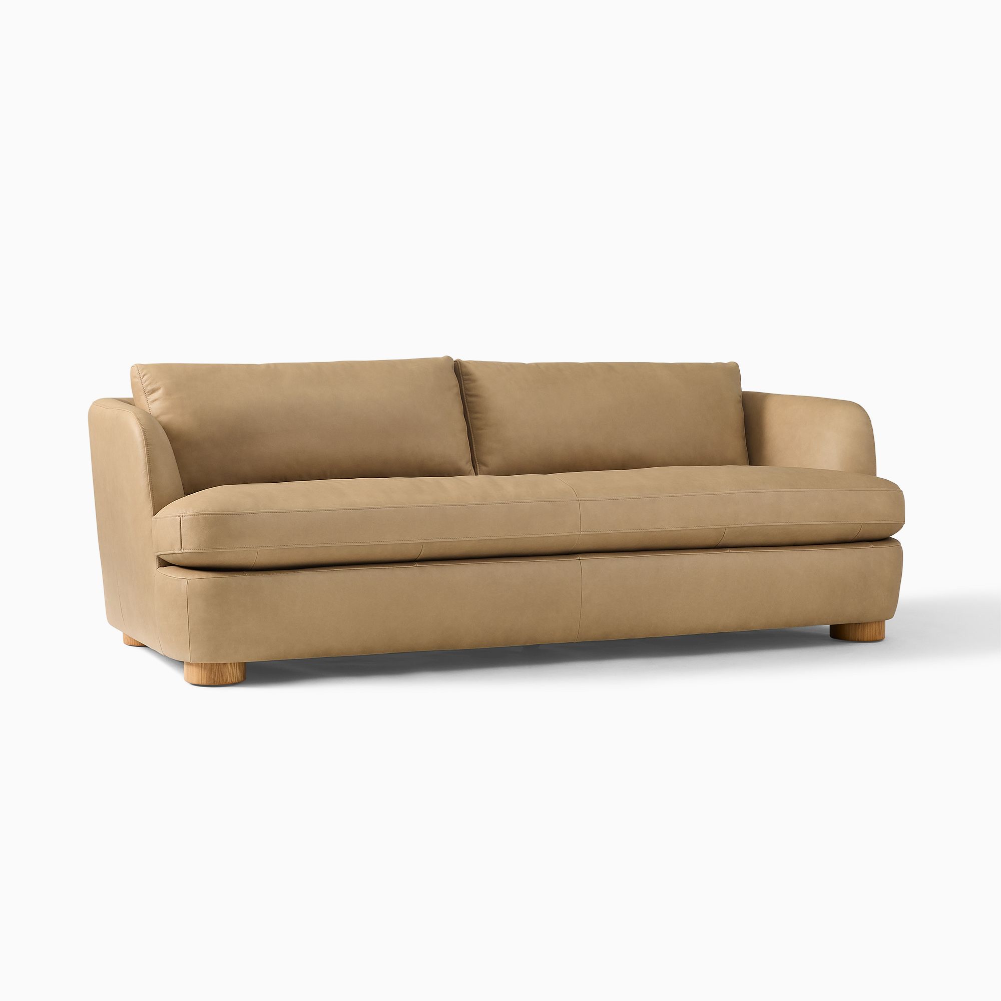 Leroy Leather Sofa (76"–96") | West Elm