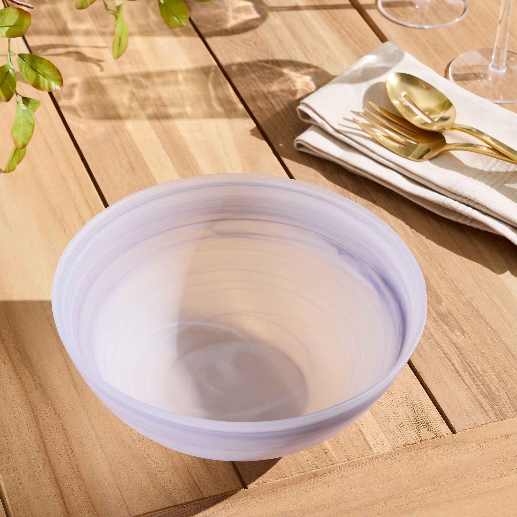 La Jolla Glass Serving Bowl | West Elm