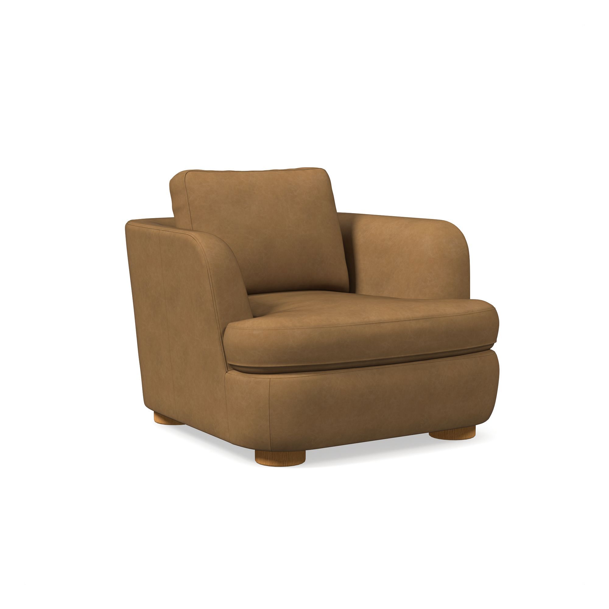Leroy Leather Chair | West Elm
