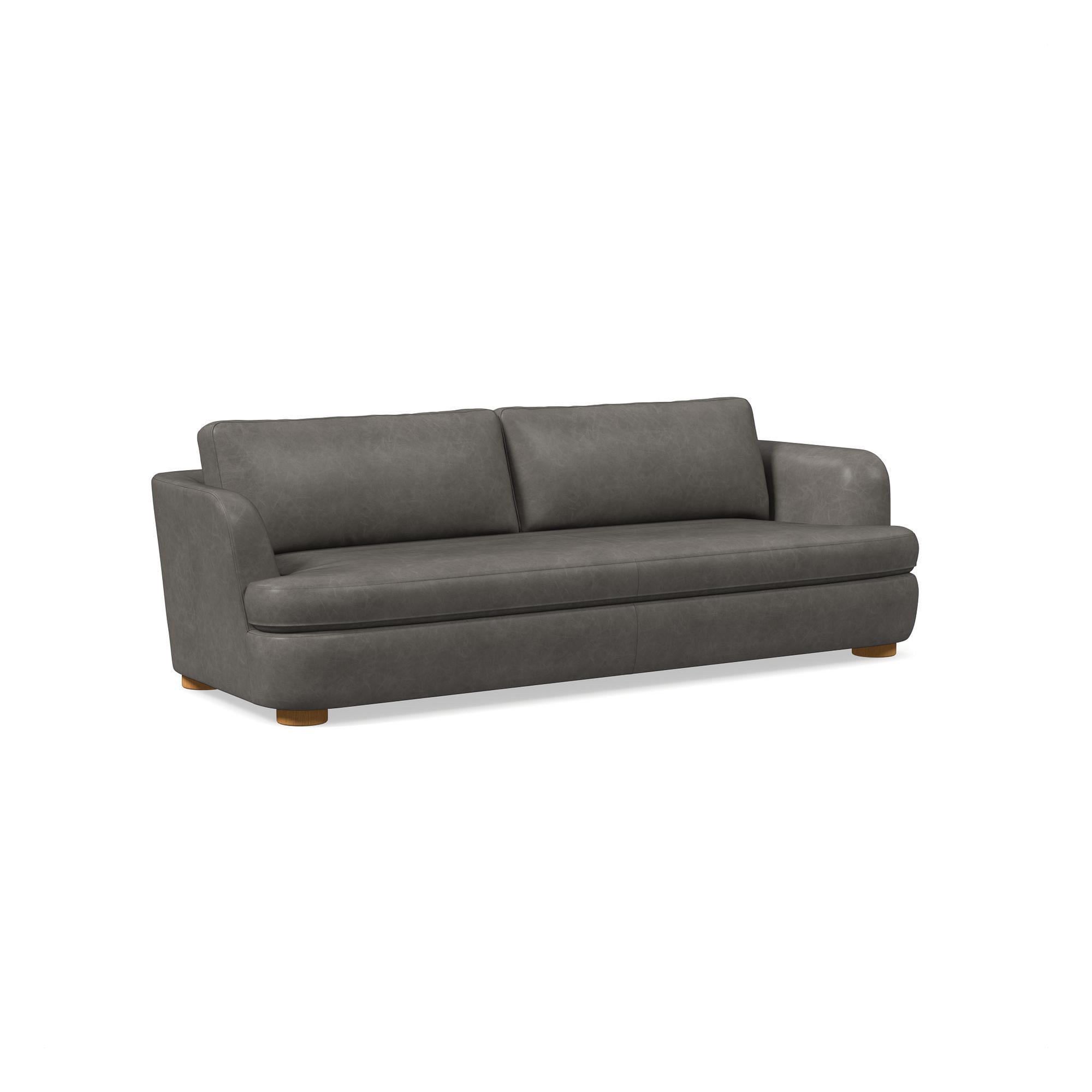 Leroy Leather Sofa (76"–96") | West Elm