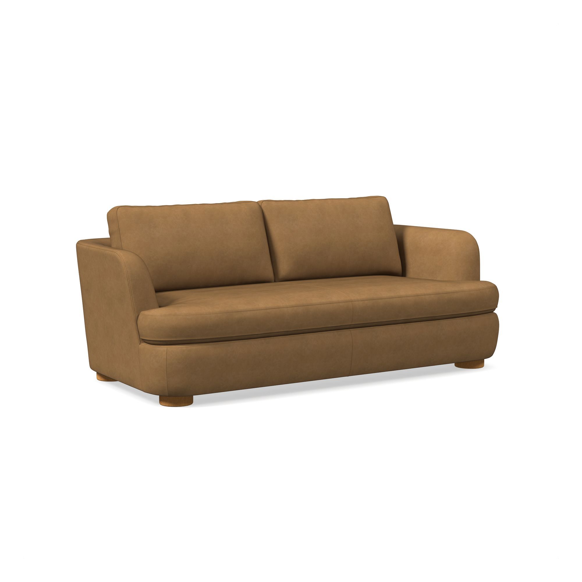 Leroy Leather Sofa (76"–96") | West Elm