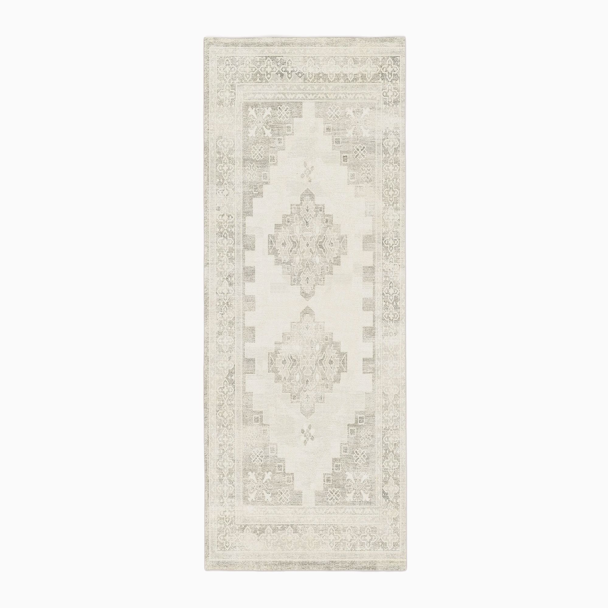 Stepped Medallion Easy Care Rug | West Elm