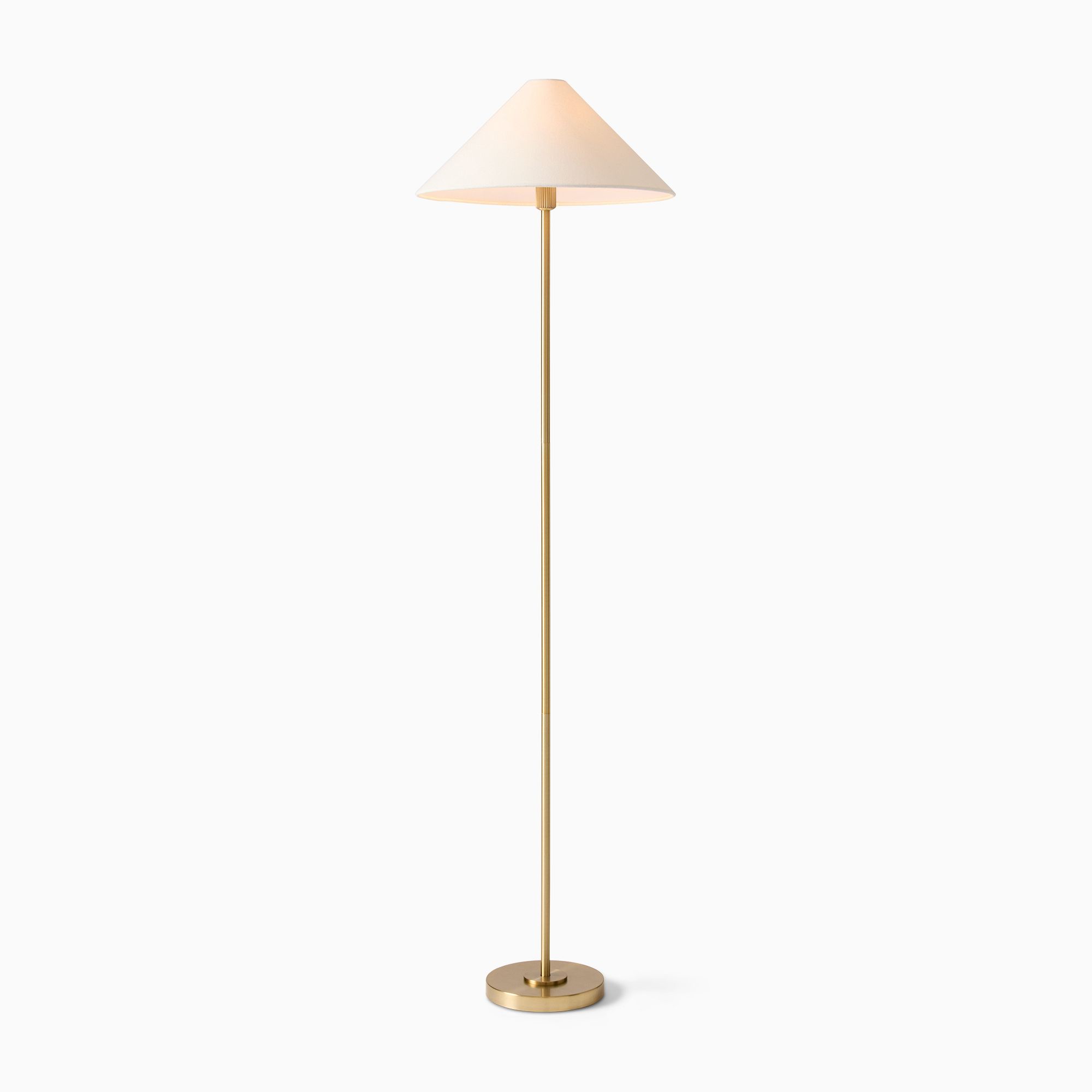 Beatrix Floor Lamp (61") - Linen Shade | West Elm