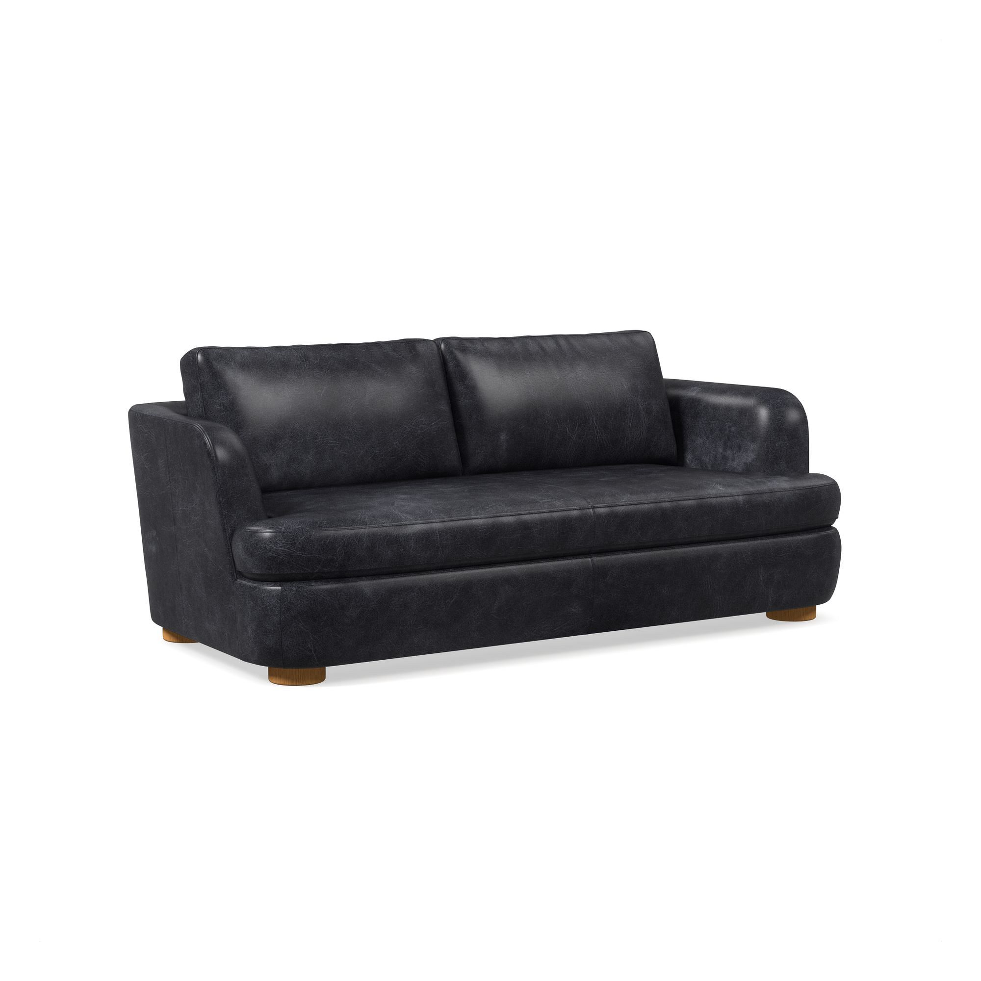 Leroy Leather Sofa (76"–96") | West Elm