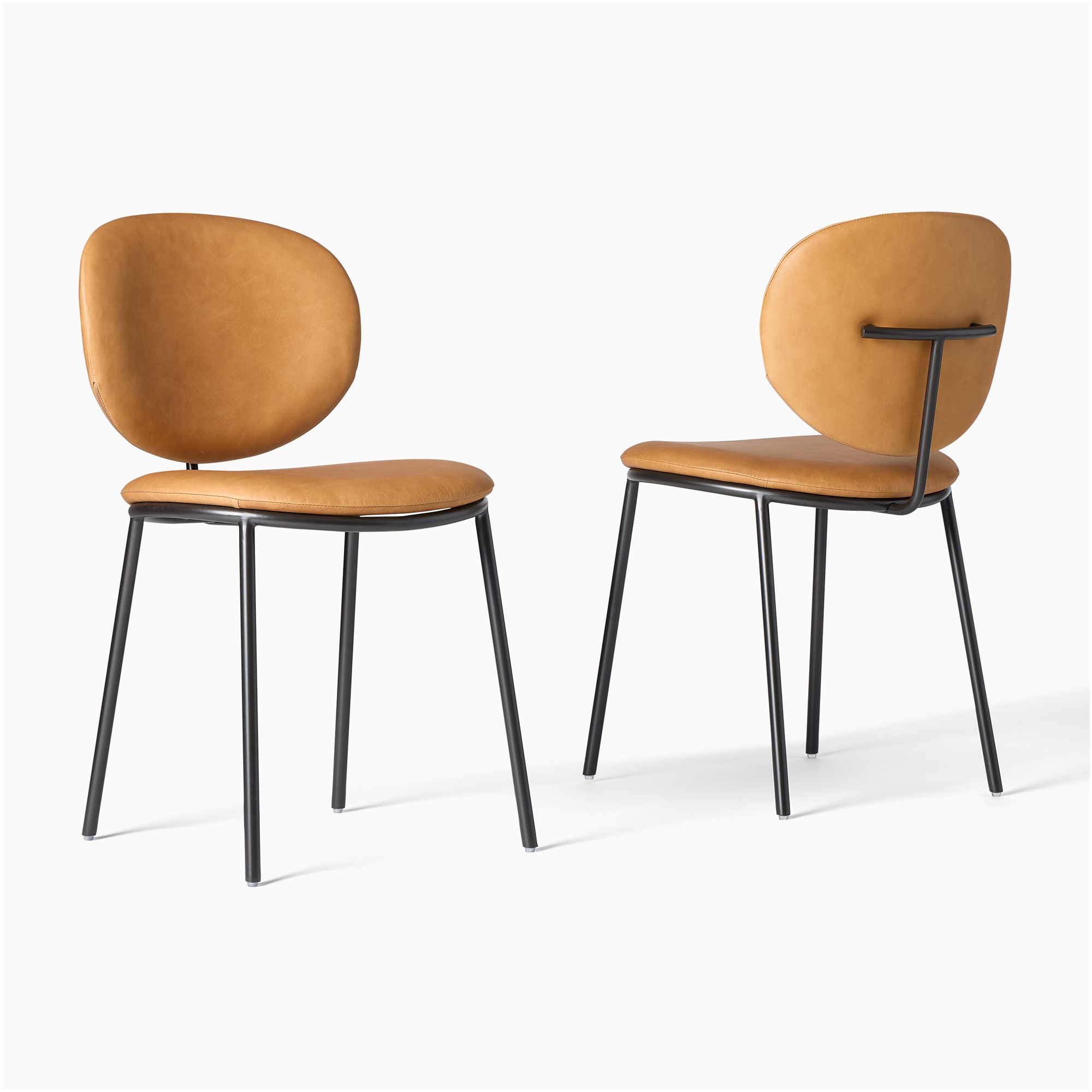 Flynn Leather Dining Chair | West Elm