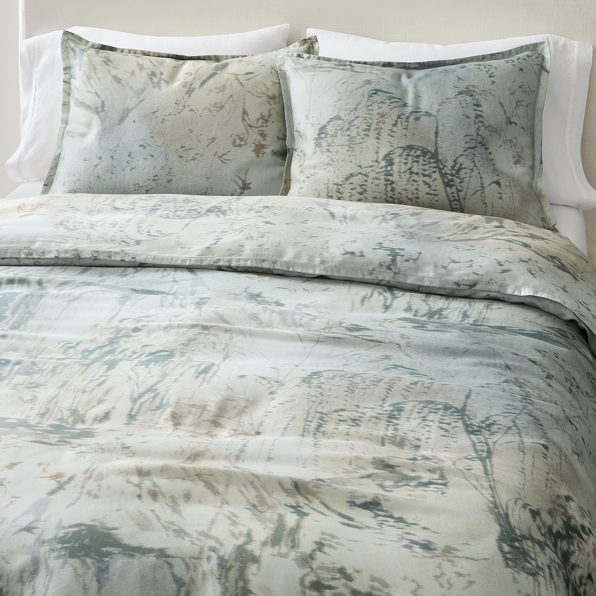 Silky TENCEL™ Abstract Tapestry Duvet Cover & Shams | West Elm
