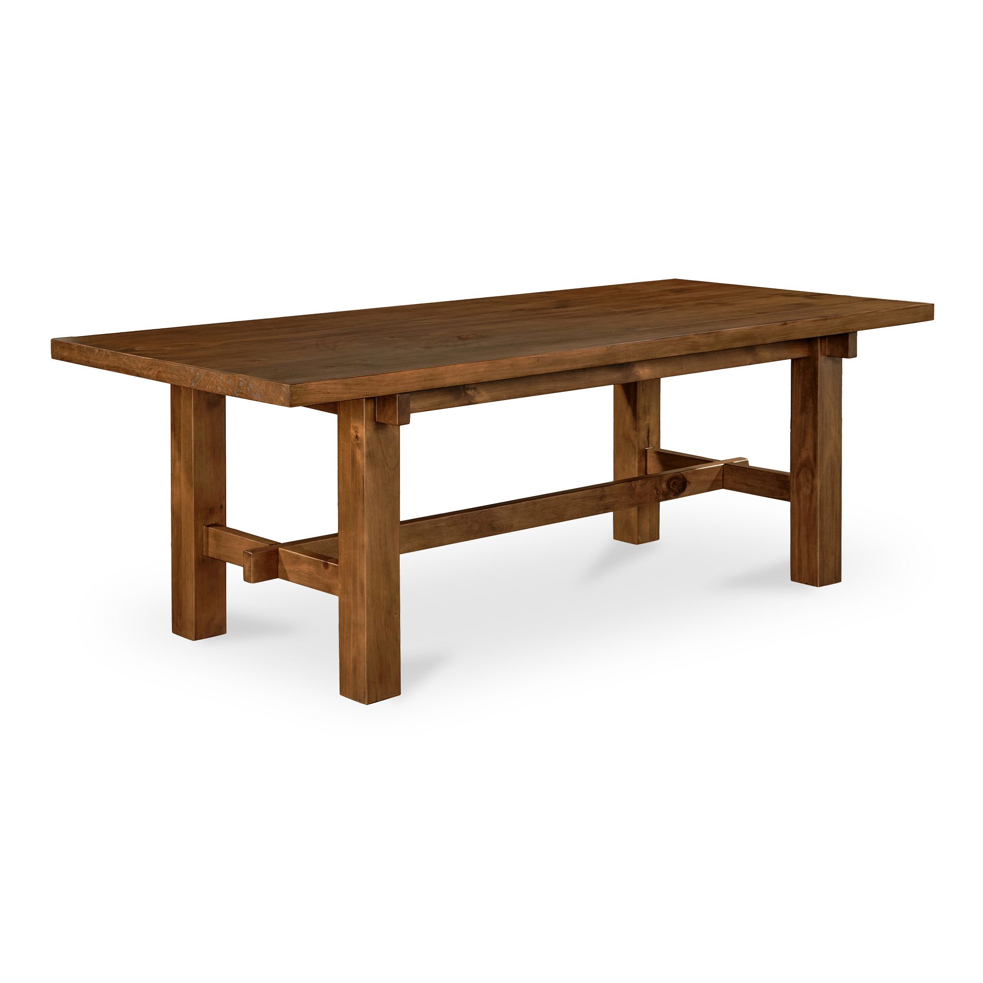 Gotham Rectangle Solid Wood Dining Table (88"–109") | West Elm