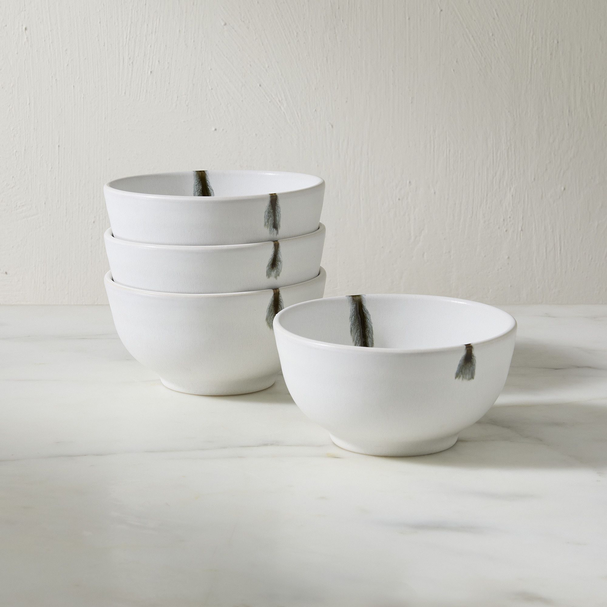 Kanto Stoneware Ink Brush Dip Bowl Sets | West Elm