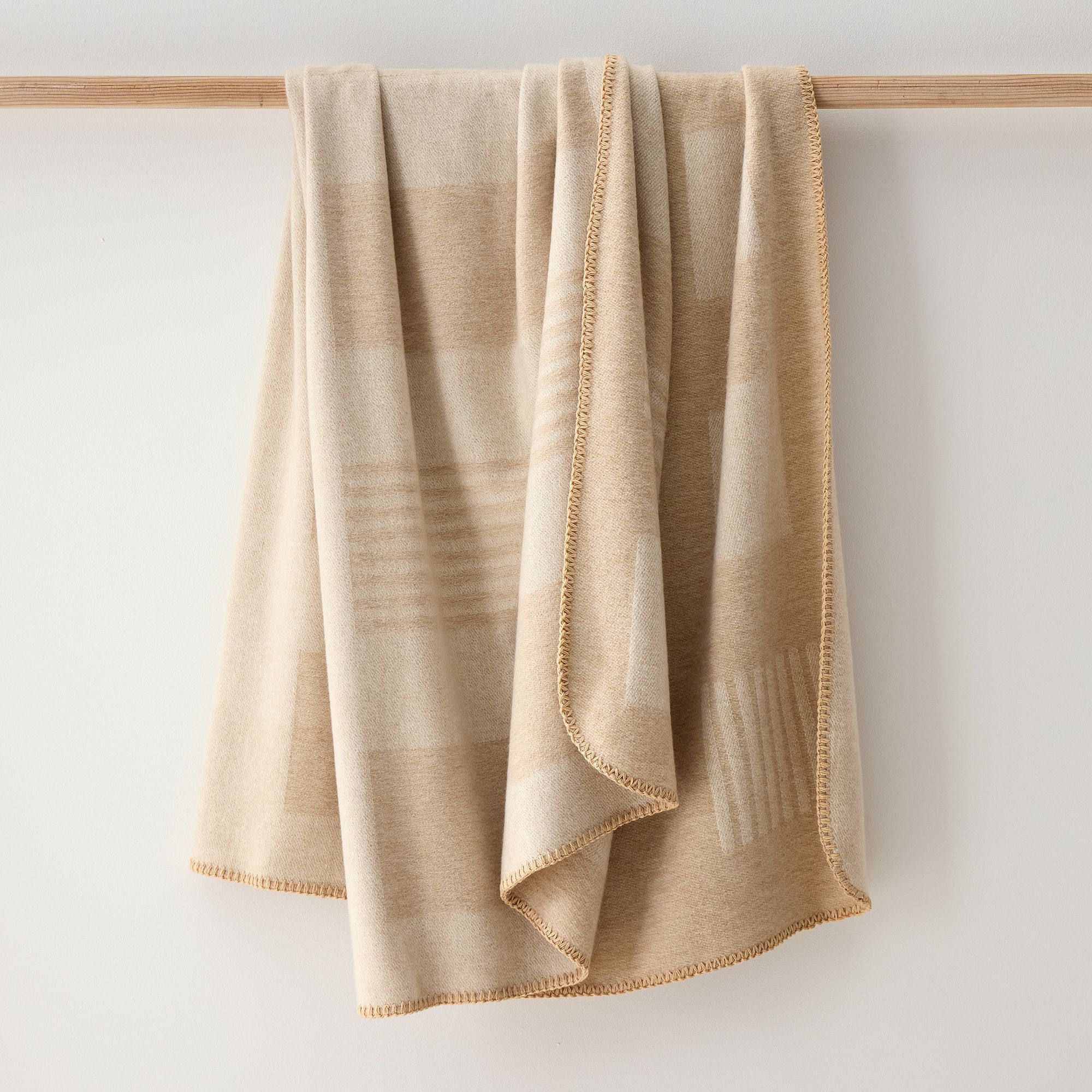 Brushed Woven Modern Throw | West Elm