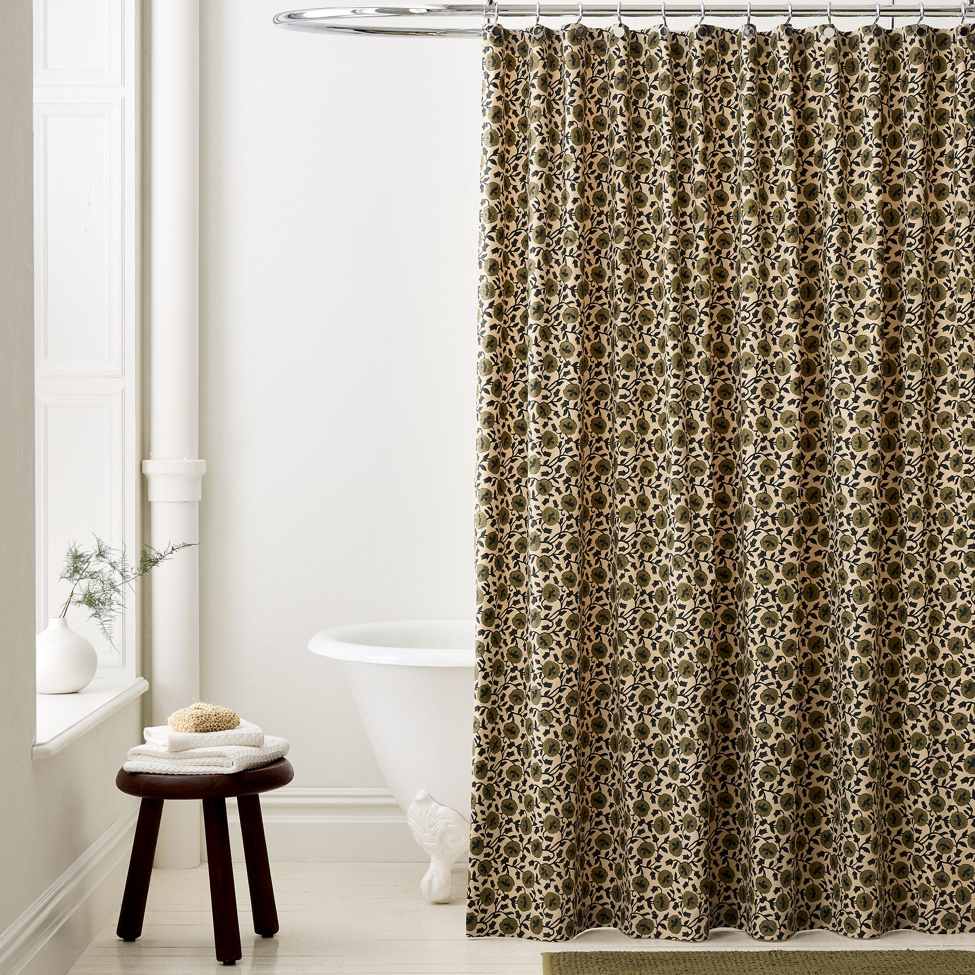 Laney Floral Shower Curtain | West Elm