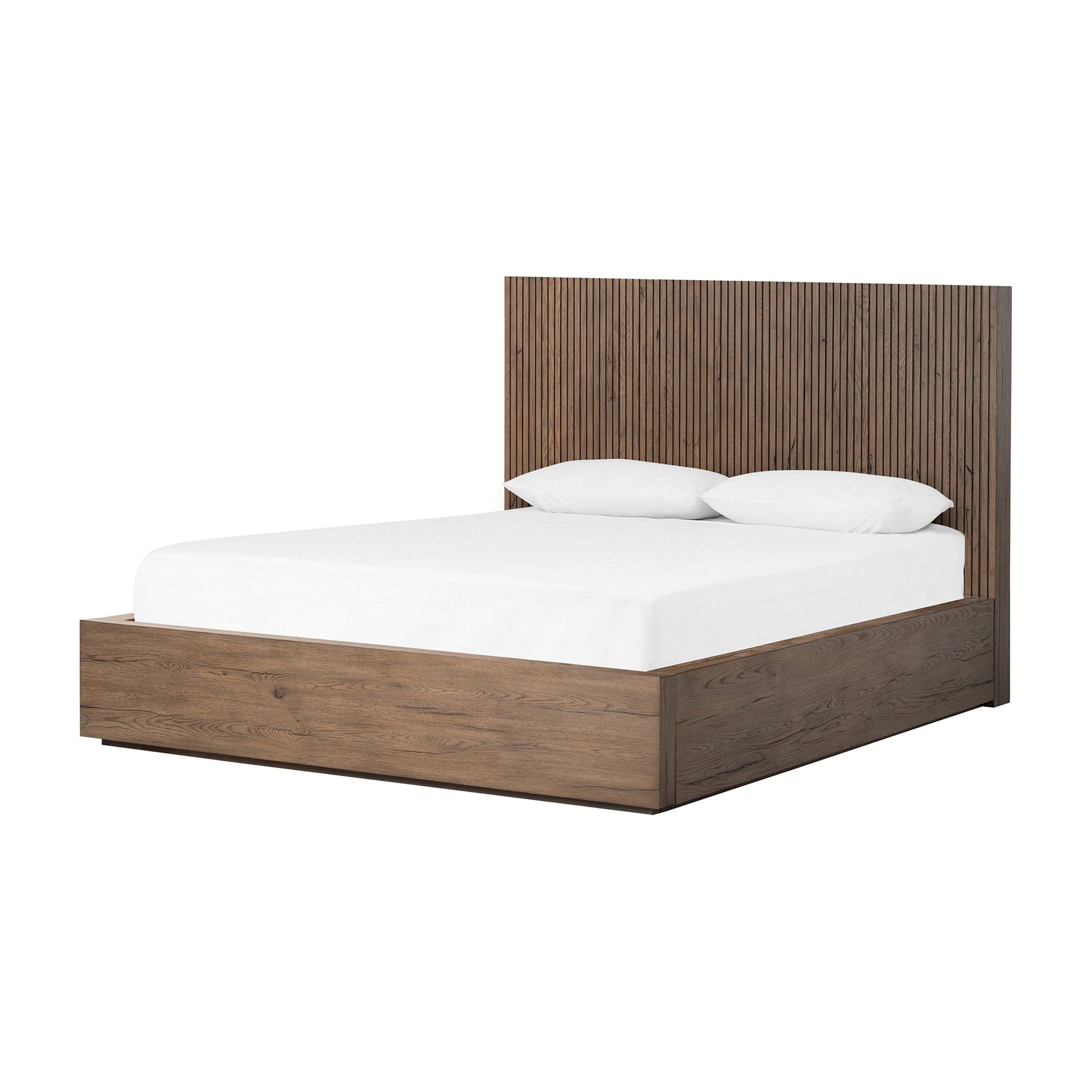 Zahra Oak Bed | West Elm