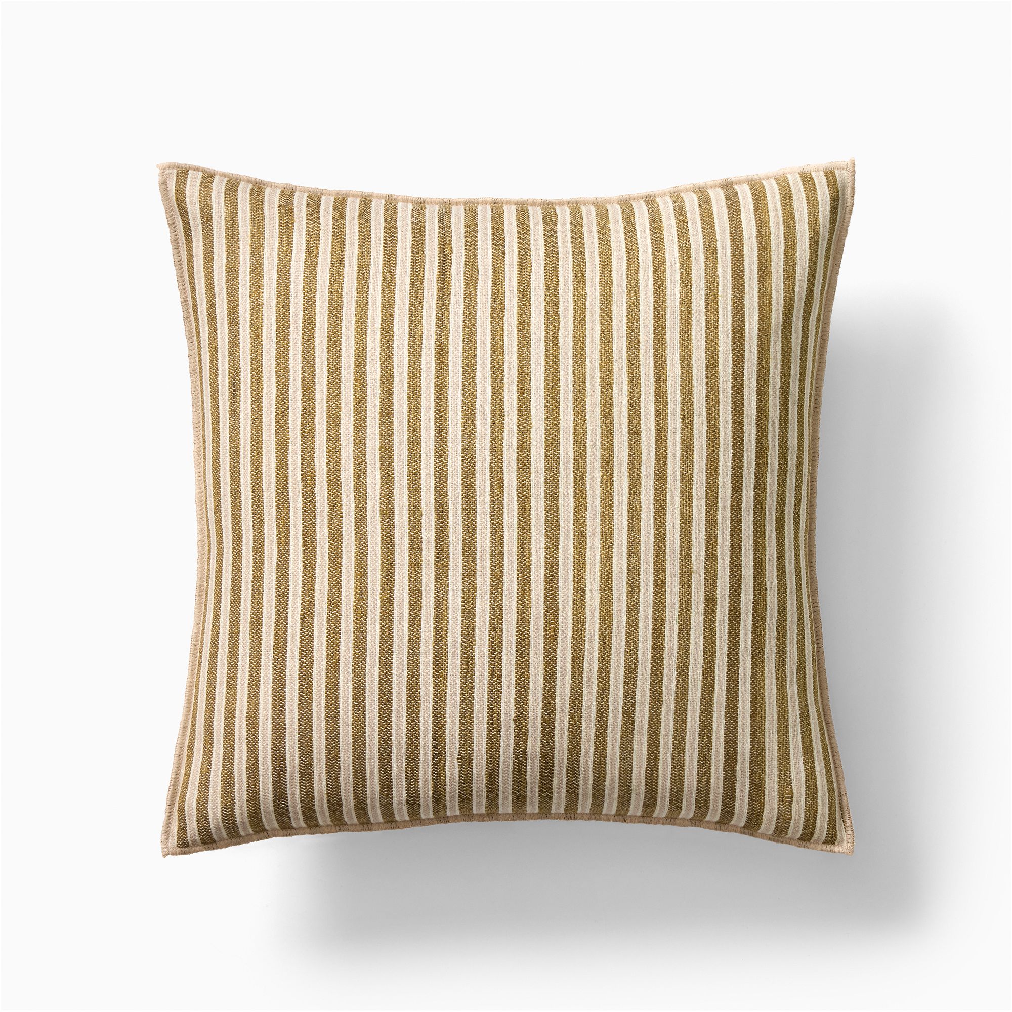 Modern Silk Stripe Pillow Cover | West Elm