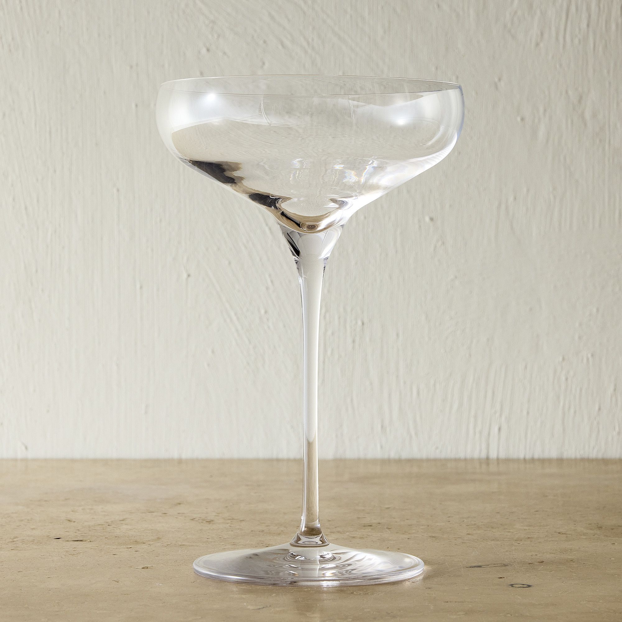 Starlight Lead-Free Crystal Coupe Glass Sets | West Elm