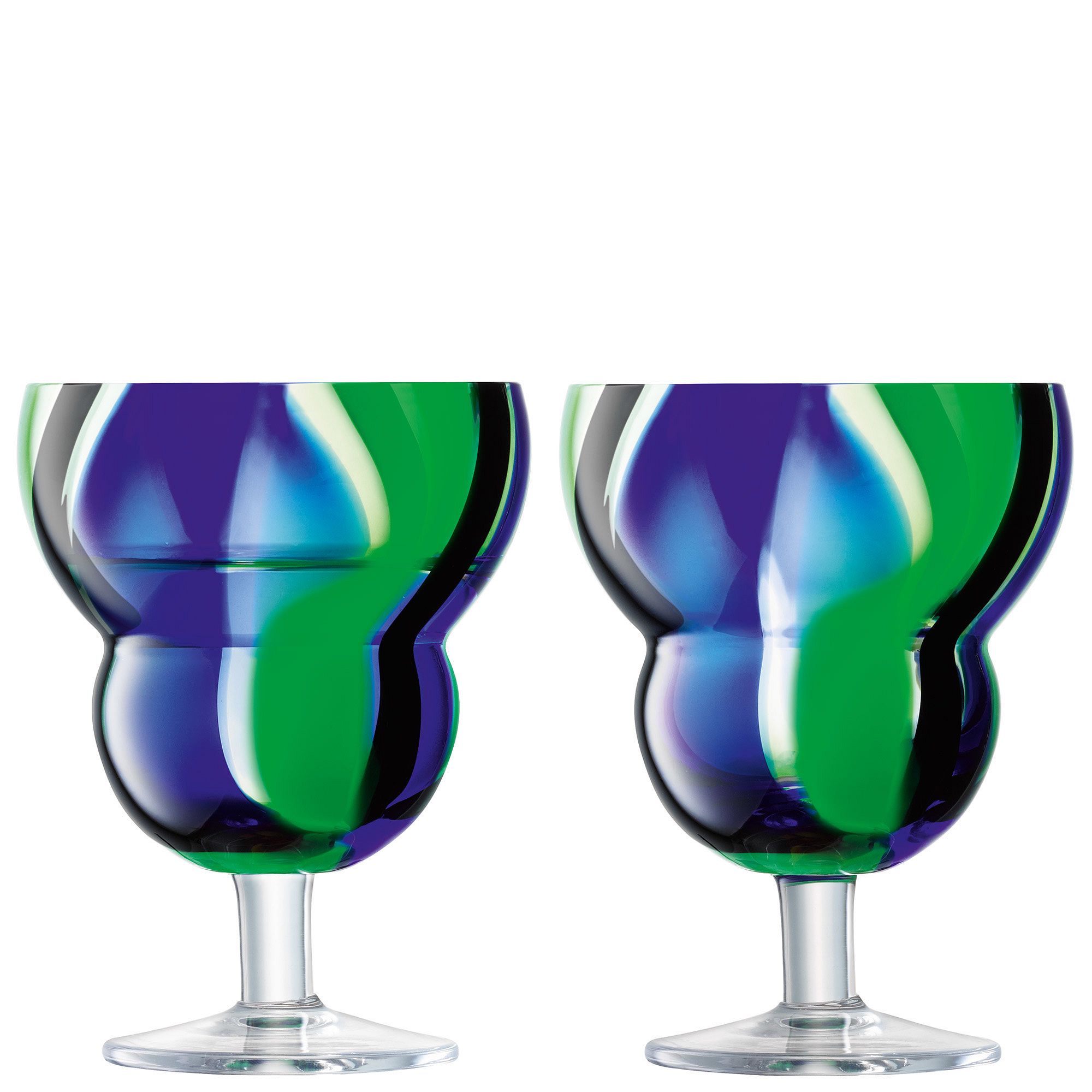 Folk Wine Glasses (Set of 2) | West Elm