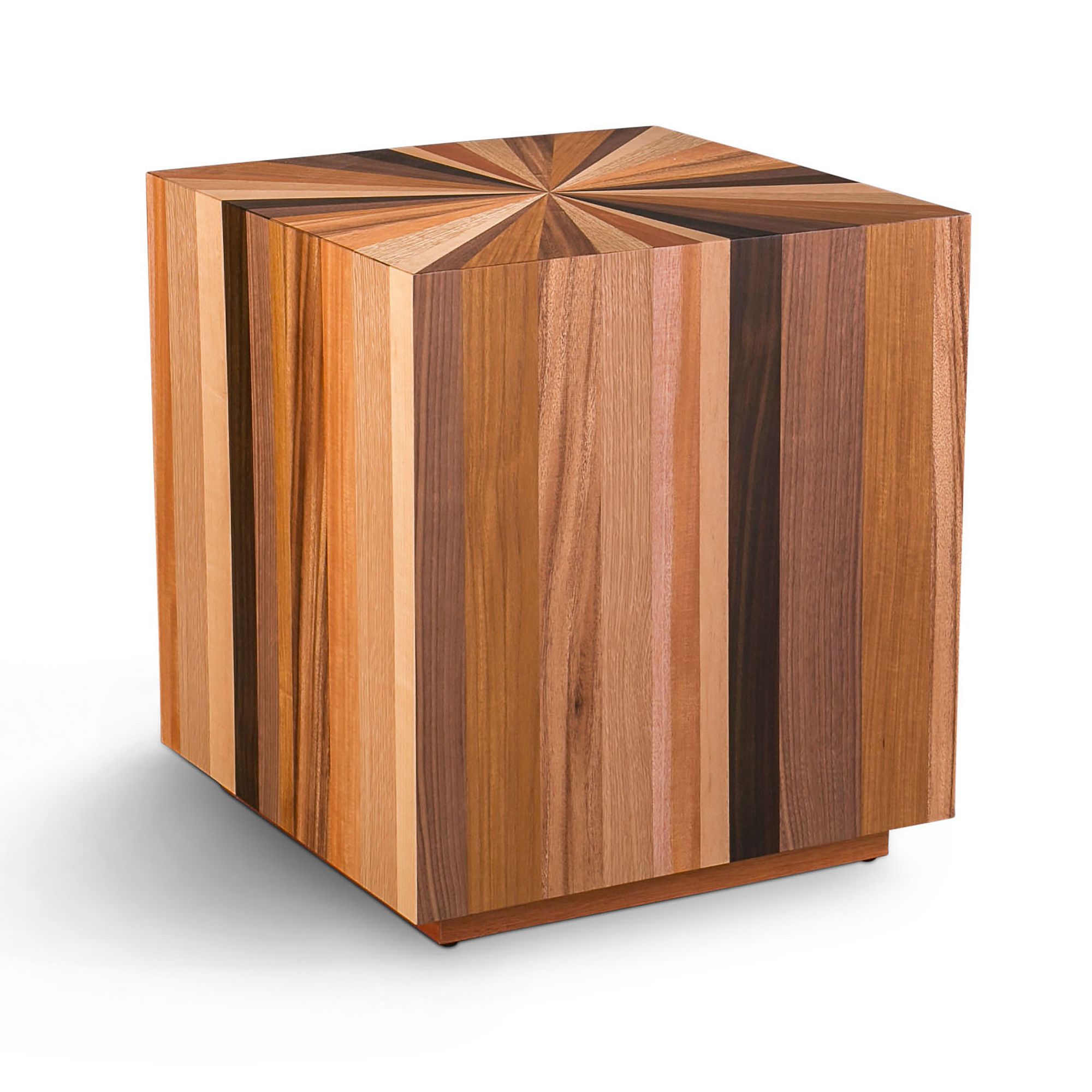 Zora Solid Mahogany Square Side Table (21.5") | West Elm