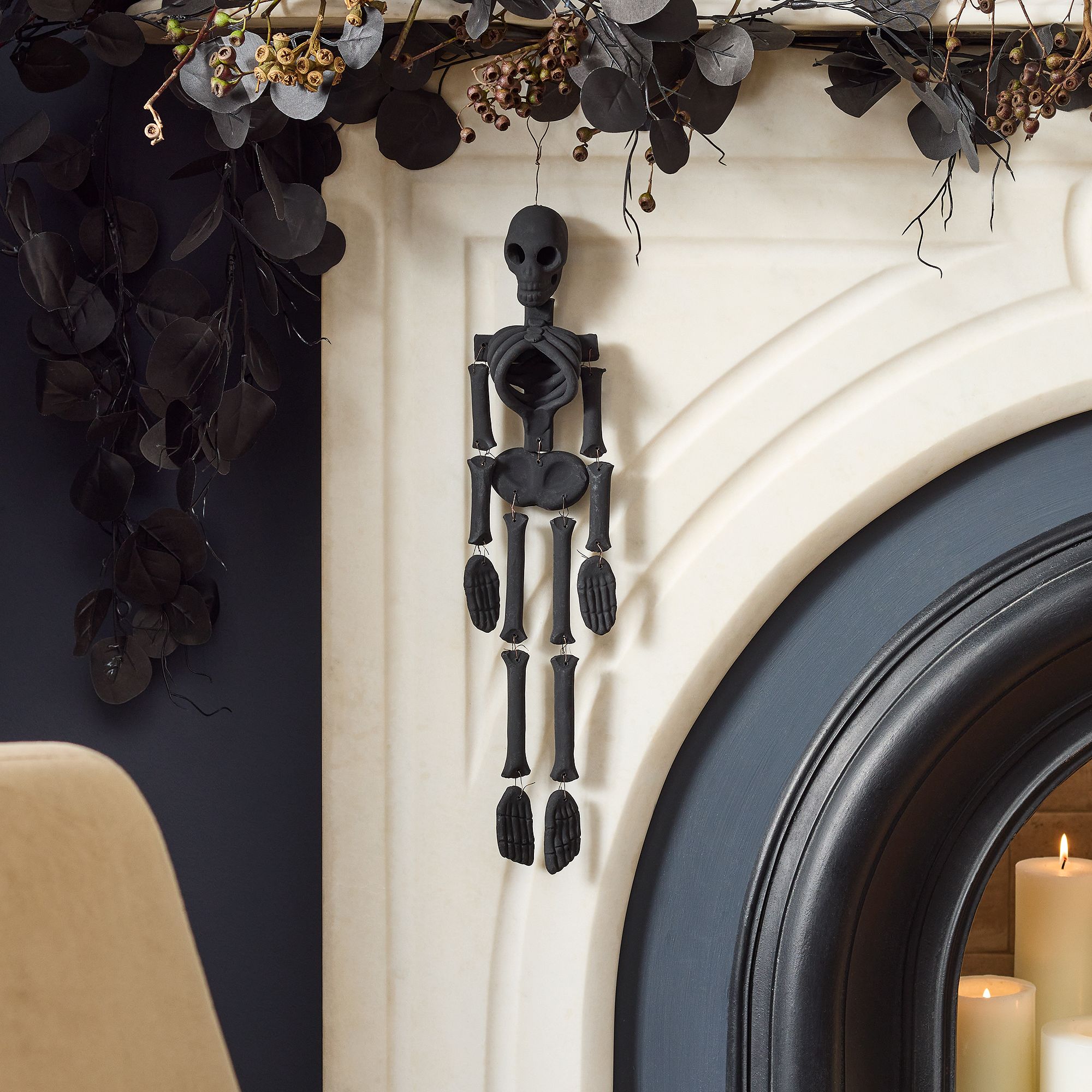 Terracotta Hanging Skeleton Objects | West Elm